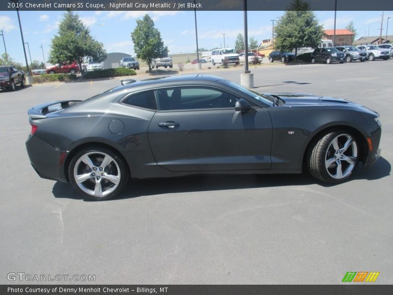 Nightfall Gray Metallic / Jet Black 2016 Chevrolet Camaro SS Coupe