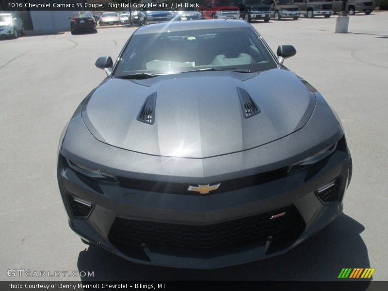 Nightfall Gray Metallic / Jet Black 2016 Chevrolet Camaro SS Coupe