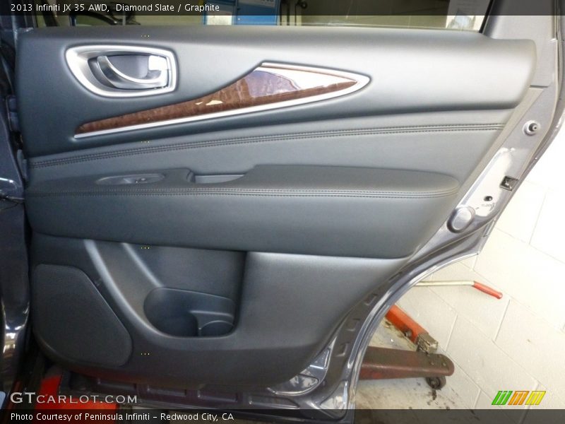 Diamond Slate / Graphite 2013 Infiniti JX 35 AWD