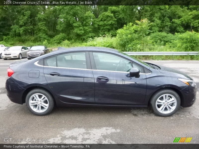 Blue Ray Metallic / Jet Black 2016 Chevrolet Cruze LT Sedan