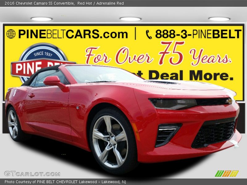 Red Hot / Adrenaline Red 2016 Chevrolet Camaro SS Convertible