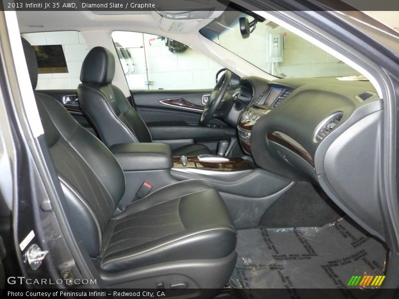 Diamond Slate / Graphite 2013 Infiniti JX 35 AWD