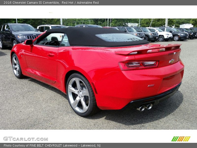 Red Hot / Adrenaline Red 2016 Chevrolet Camaro SS Convertible