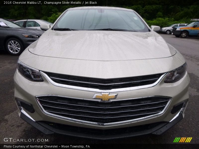 Champagne Silver Metallic / Jet Black 2016 Chevrolet Malibu LT