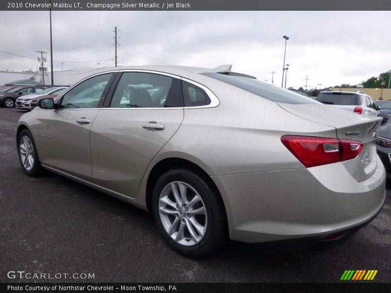Champagne Silver Metallic / Jet Black 2016 Chevrolet Malibu LT