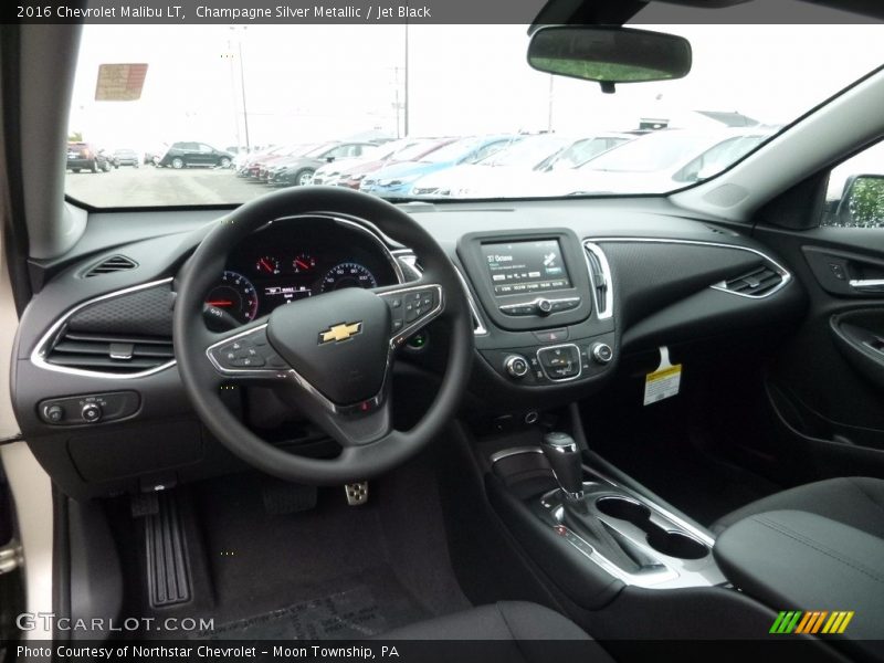 Champagne Silver Metallic / Jet Black 2016 Chevrolet Malibu LT
