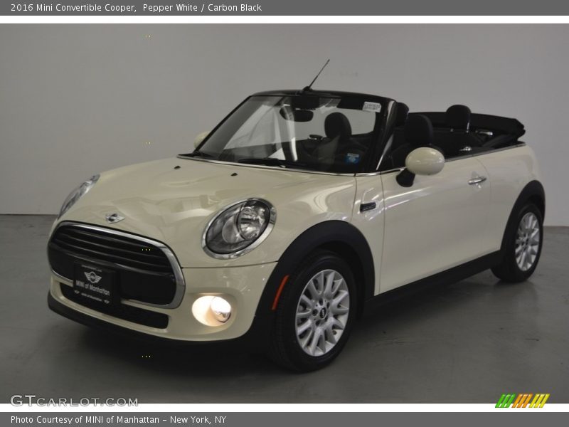 Pepper White / Carbon Black 2016 Mini Convertible Cooper