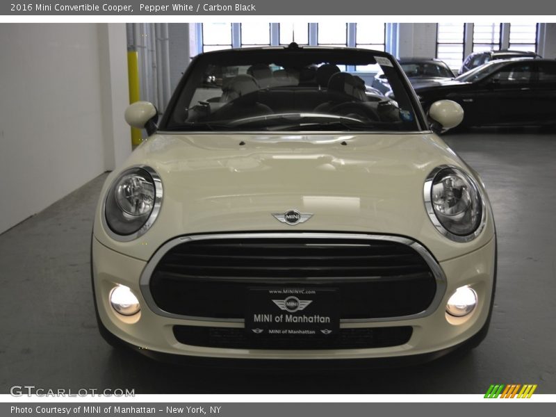 Pepper White / Carbon Black 2016 Mini Convertible Cooper