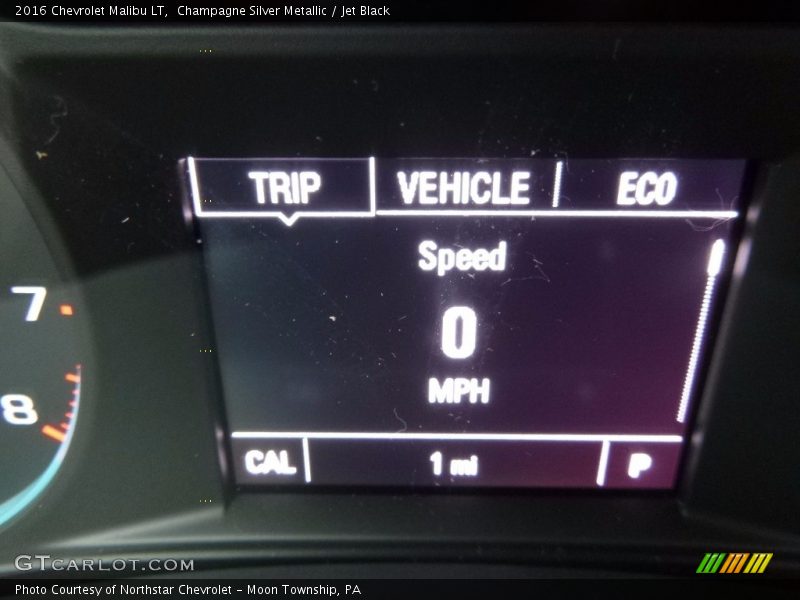 Champagne Silver Metallic / Jet Black 2016 Chevrolet Malibu LT