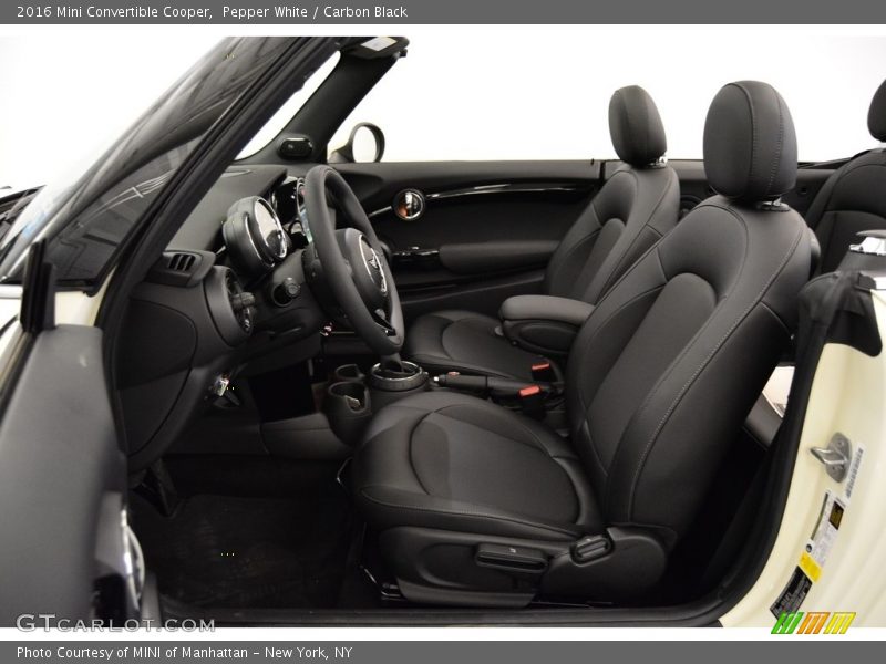 Pepper White / Carbon Black 2016 Mini Convertible Cooper