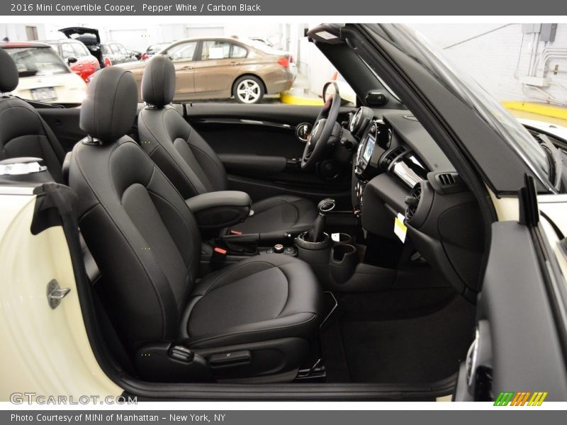 Pepper White / Carbon Black 2016 Mini Convertible Cooper