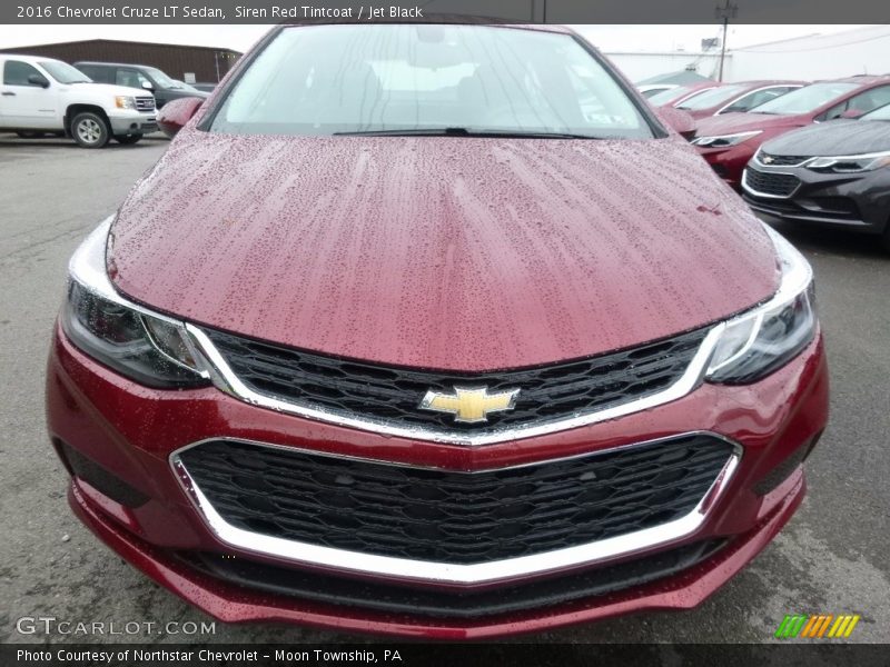 Siren Red Tintcoat / Jet Black 2016 Chevrolet Cruze LT Sedan