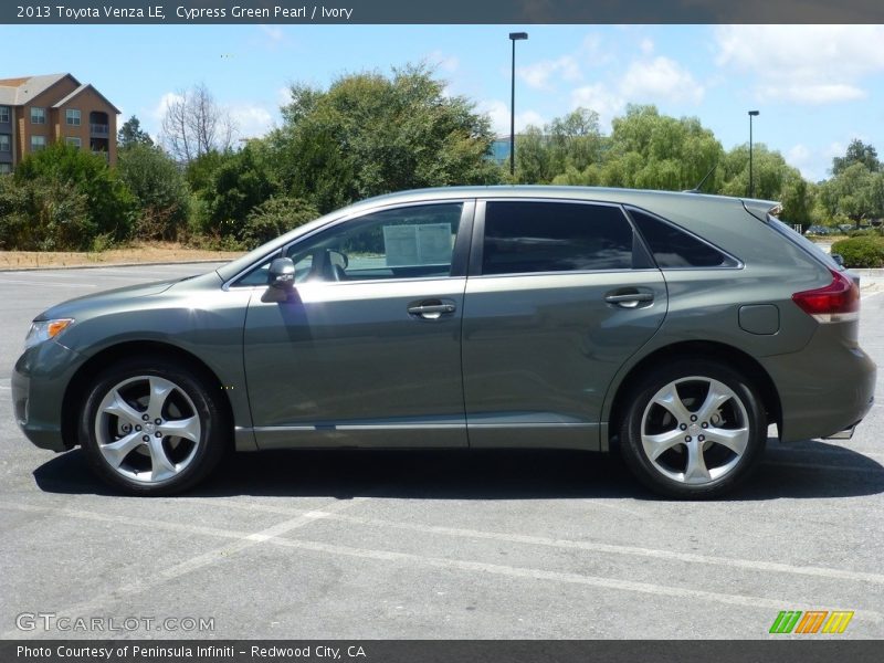 Cypress Green Pearl / Ivory 2013 Toyota Venza LE