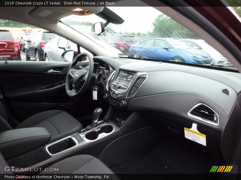 Siren Red Tintcoat / Jet Black 2016 Chevrolet Cruze LT Sedan