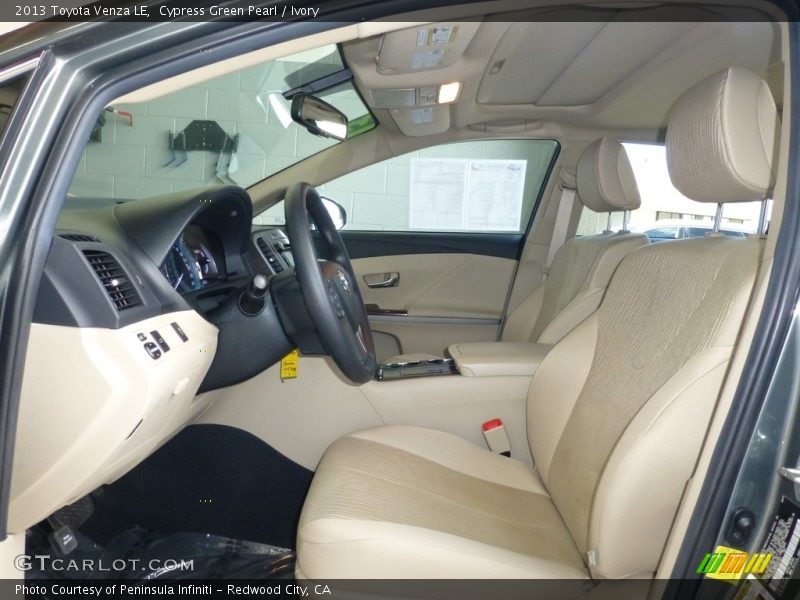 Cypress Green Pearl / Ivory 2013 Toyota Venza LE