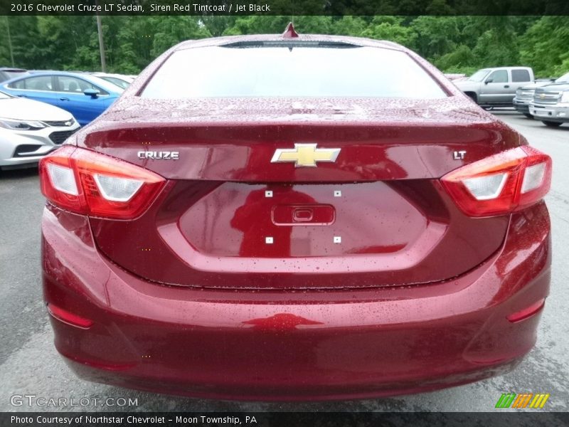 Siren Red Tintcoat / Jet Black 2016 Chevrolet Cruze LT Sedan