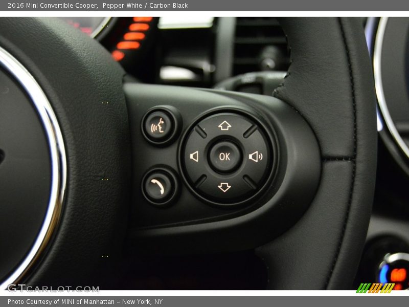 Pepper White / Carbon Black 2016 Mini Convertible Cooper