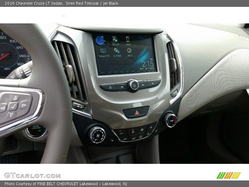 Siren Red Tintcoat / Jet Black 2016 Chevrolet Cruze LT Sedan