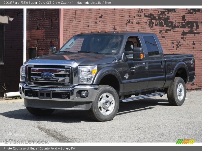 Magnetic Metallic / Steel 2016 Ford F350 Super Duty XLT Crew Cab 4x4