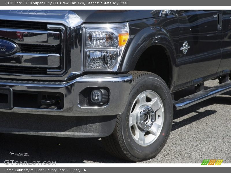 Magnetic Metallic / Steel 2016 Ford F350 Super Duty XLT Crew Cab 4x4