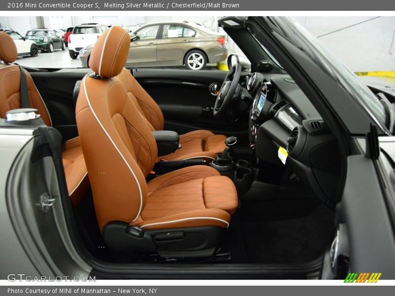 Front Seat of 2016 Convertible Cooper S