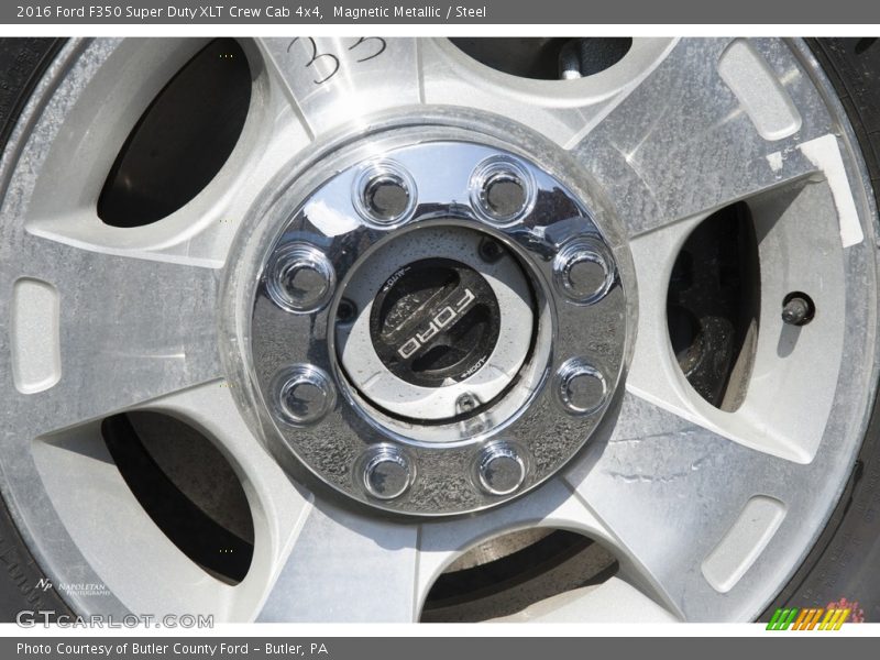 Magnetic Metallic / Steel 2016 Ford F350 Super Duty XLT Crew Cab 4x4