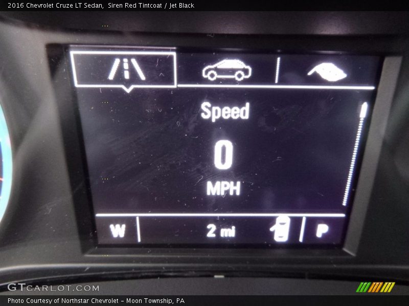 Siren Red Tintcoat / Jet Black 2016 Chevrolet Cruze LT Sedan
