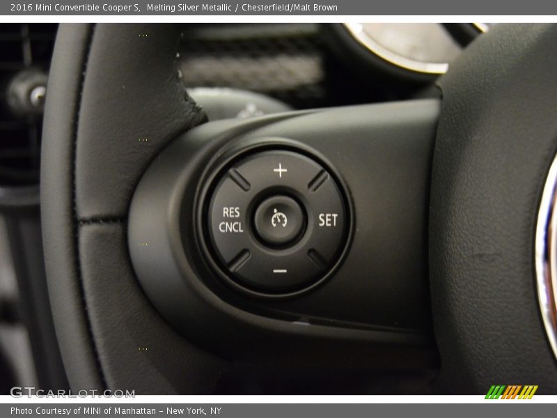 Controls of 2016 Convertible Cooper S