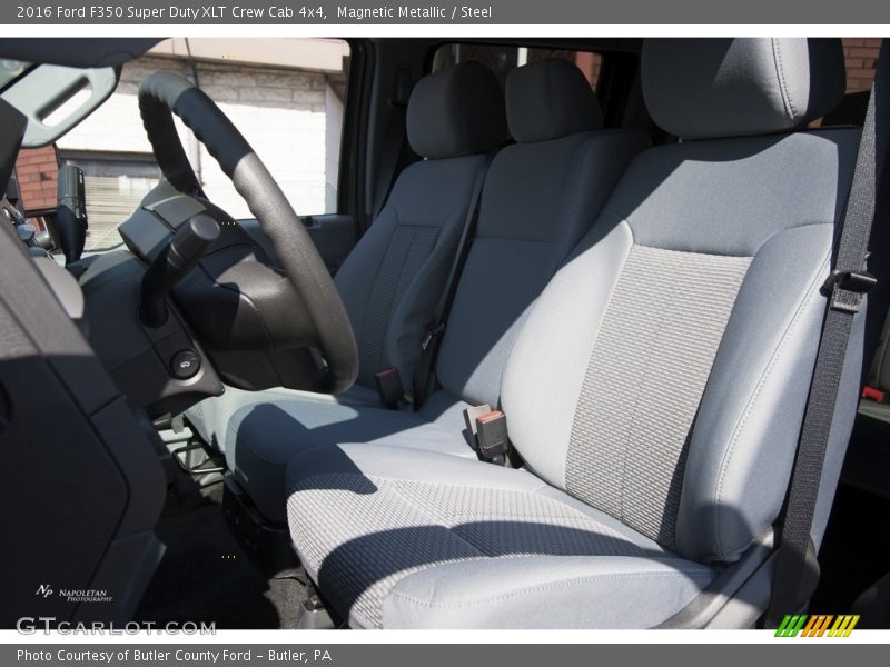 Magnetic Metallic / Steel 2016 Ford F350 Super Duty XLT Crew Cab 4x4