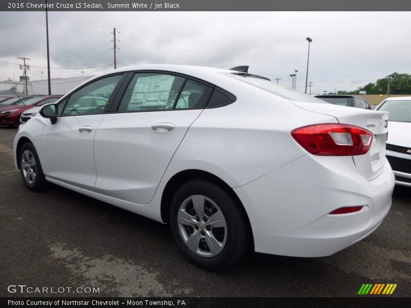 Summit White / Jet Black 2016 Chevrolet Cruze LS Sedan