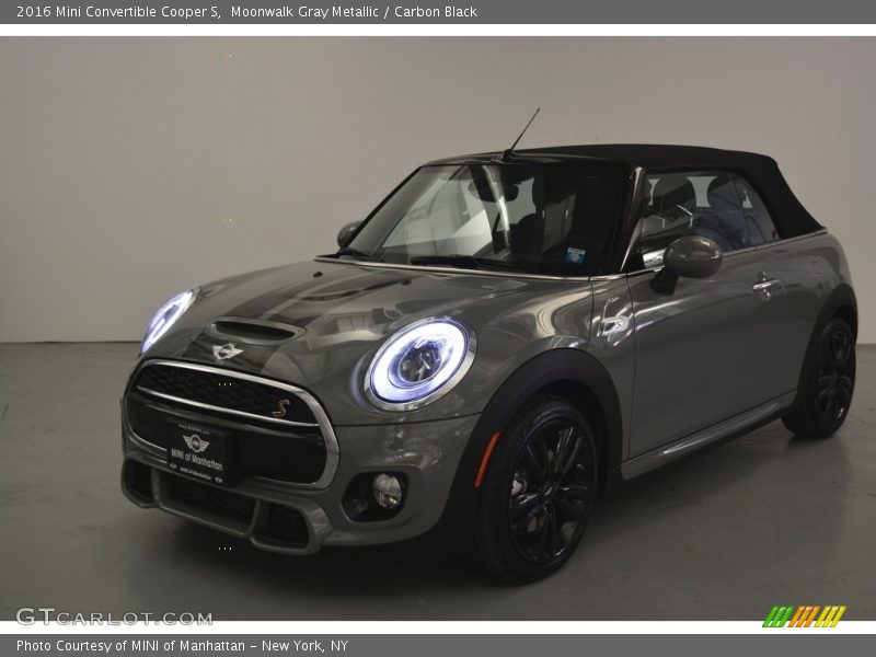 Moonwalk Gray Metallic / Carbon Black 2016 Mini Convertible Cooper S