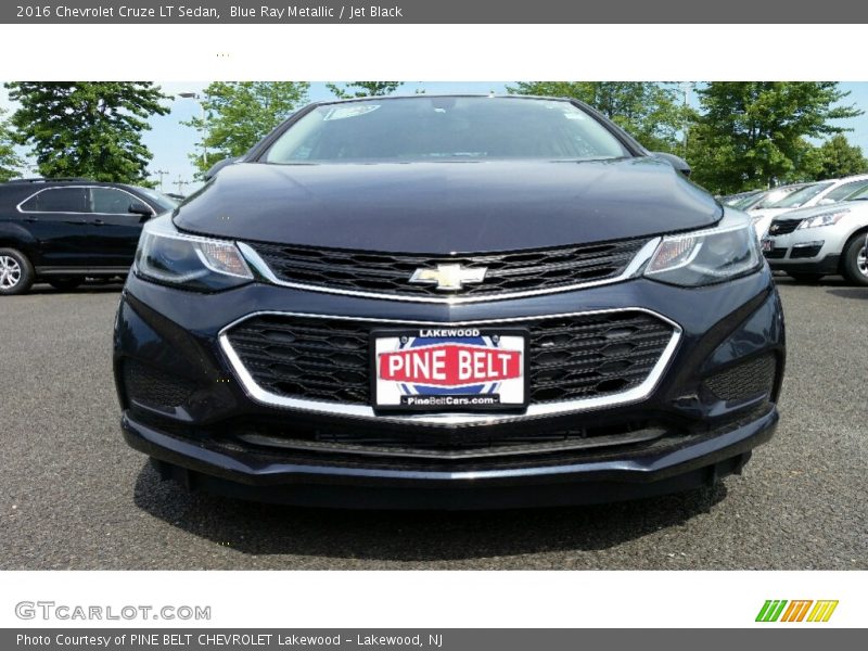 Blue Ray Metallic / Jet Black 2016 Chevrolet Cruze LT Sedan