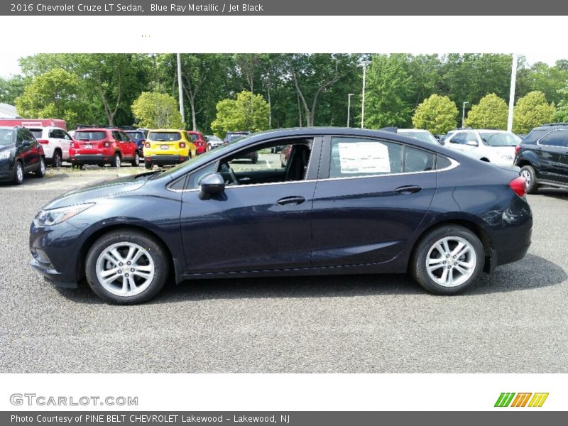 Blue Ray Metallic / Jet Black 2016 Chevrolet Cruze LT Sedan