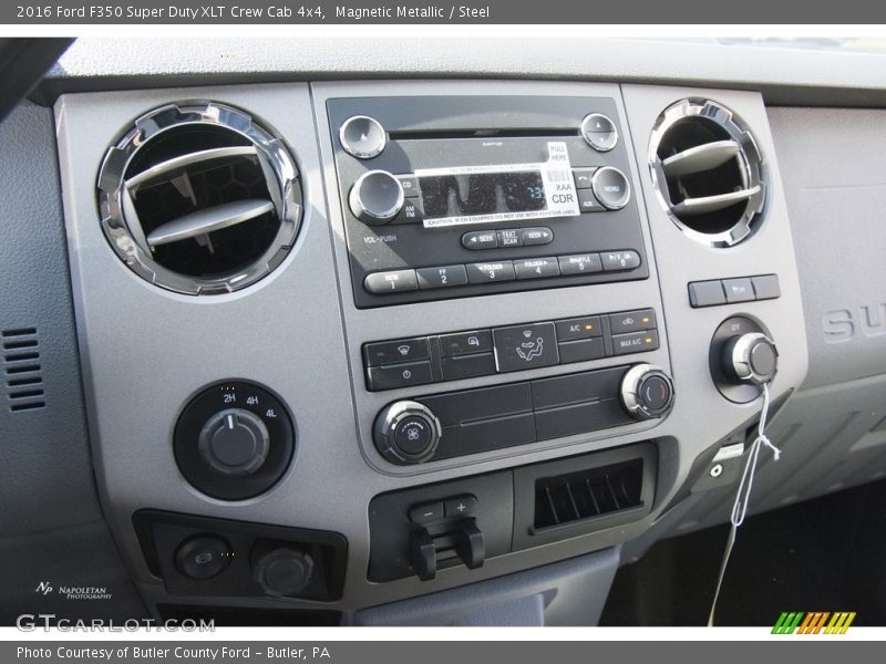 Magnetic Metallic / Steel 2016 Ford F350 Super Duty XLT Crew Cab 4x4