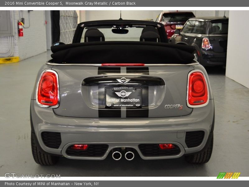 Moonwalk Gray Metallic / Carbon Black 2016 Mini Convertible Cooper S