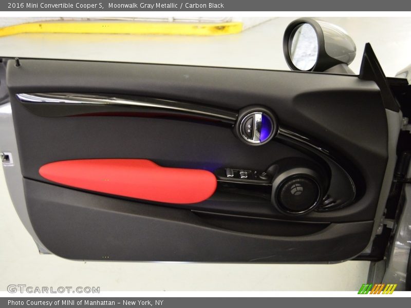 Moonwalk Gray Metallic / Carbon Black 2016 Mini Convertible Cooper S
