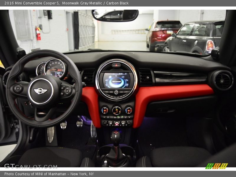 Moonwalk Gray Metallic / Carbon Black 2016 Mini Convertible Cooper S