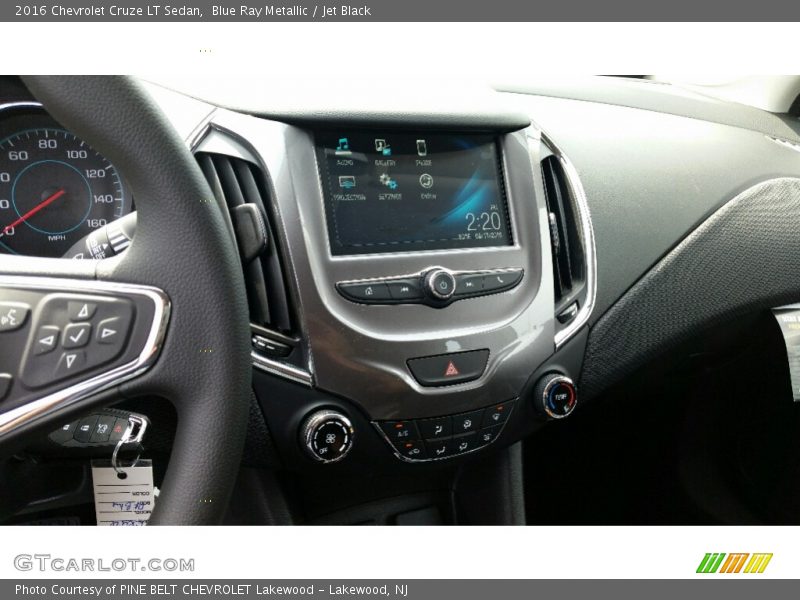 Blue Ray Metallic / Jet Black 2016 Chevrolet Cruze LT Sedan