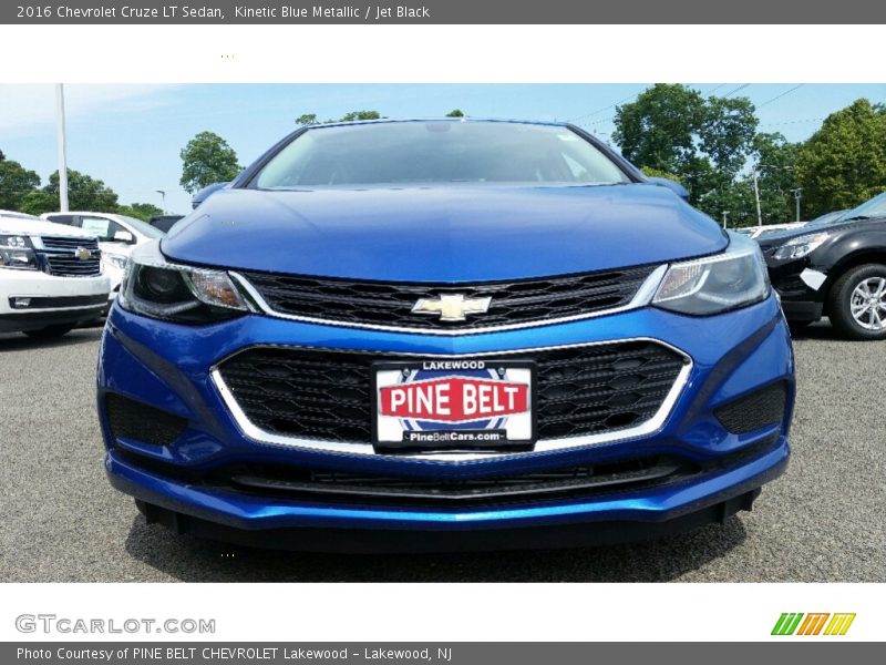 Kinetic Blue Metallic / Jet Black 2016 Chevrolet Cruze LT Sedan