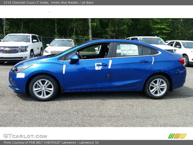 Kinetic Blue Metallic / Jet Black 2016 Chevrolet Cruze LT Sedan