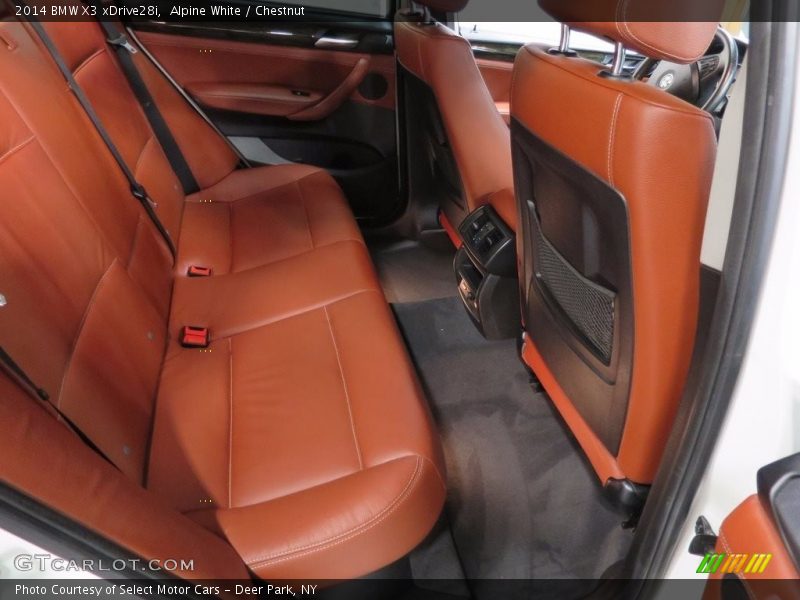 Alpine White / Chestnut 2014 BMW X3 xDrive28i