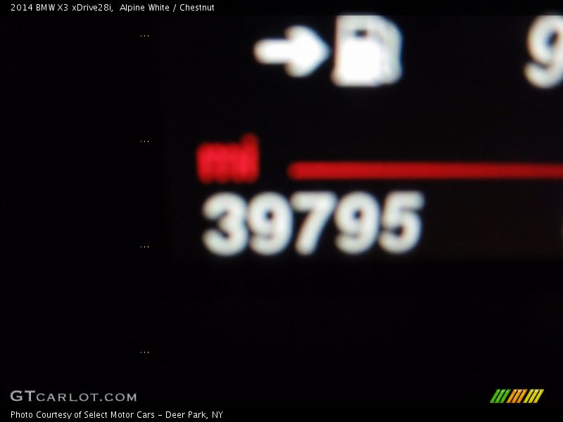 Alpine White / Chestnut 2014 BMW X3 xDrive28i