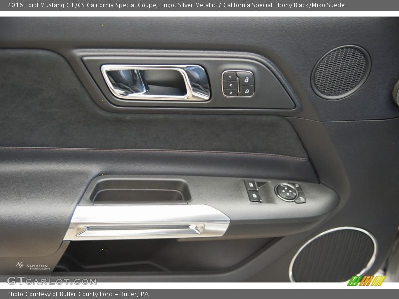 Ingot Silver Metallic / California Special Ebony Black/Miko Suede 2016 Ford Mustang GT/CS California Special Coupe