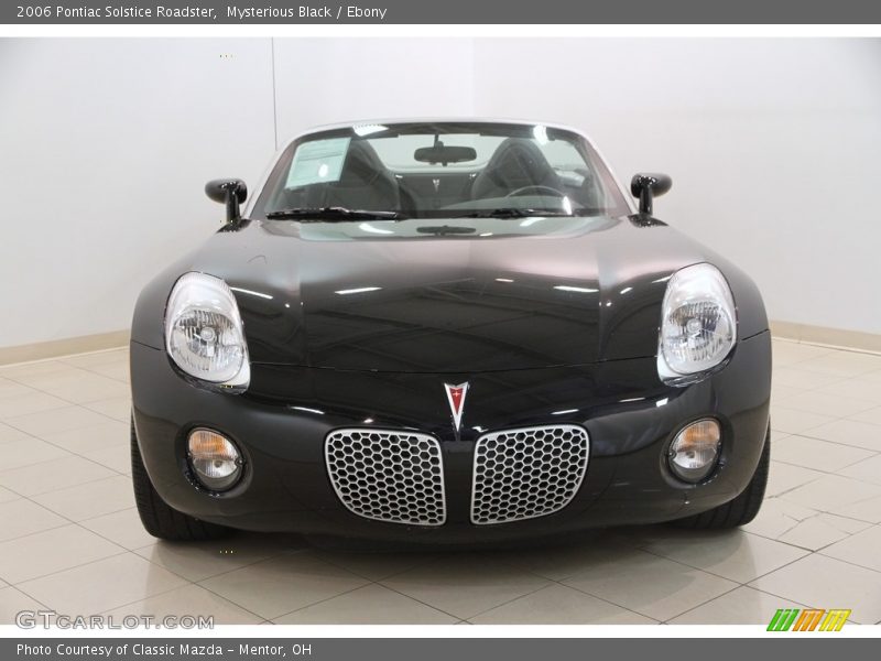 Mysterious Black / Ebony 2006 Pontiac Solstice Roadster