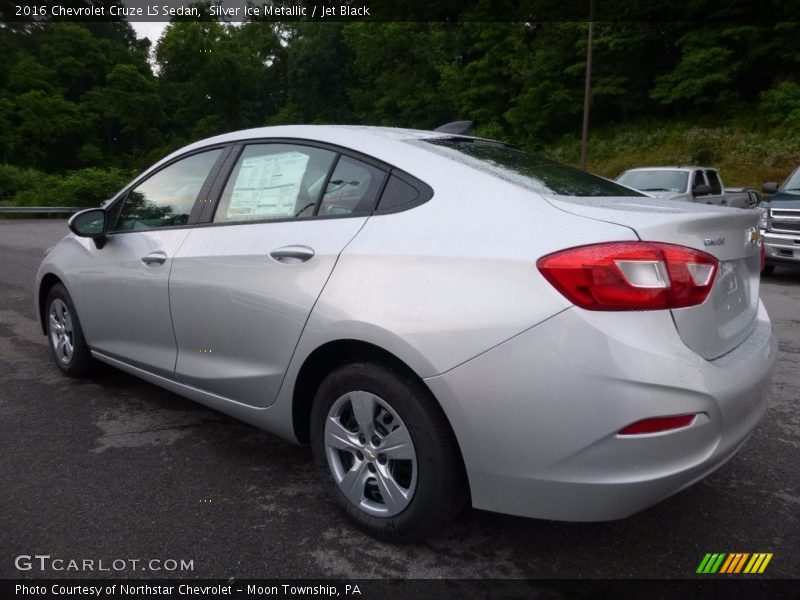 Silver Ice Metallic / Jet Black 2016 Chevrolet Cruze LS Sedan