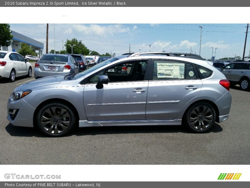 Ice Silver Metallic / Black 2016 Subaru Impreza 2.0i Sport Limited