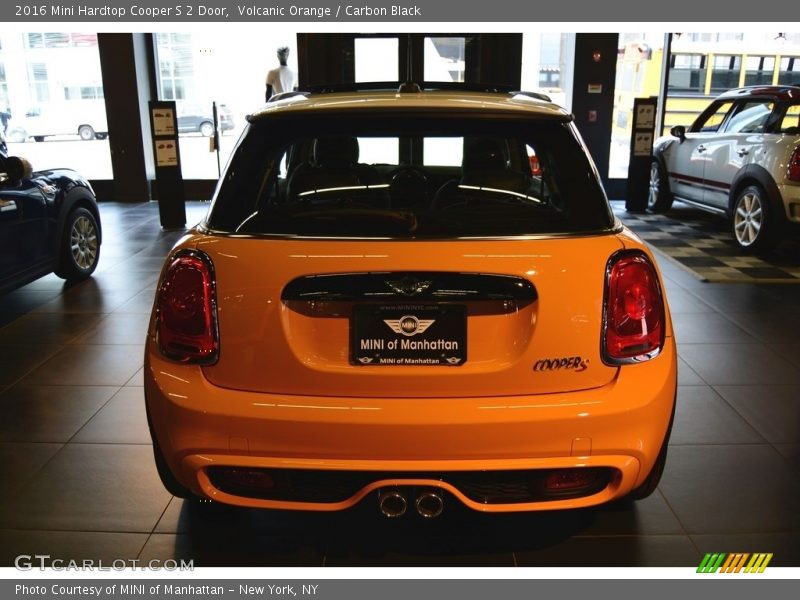 Volcanic Orange / Carbon Black 2016 Mini Hardtop Cooper S 2 Door