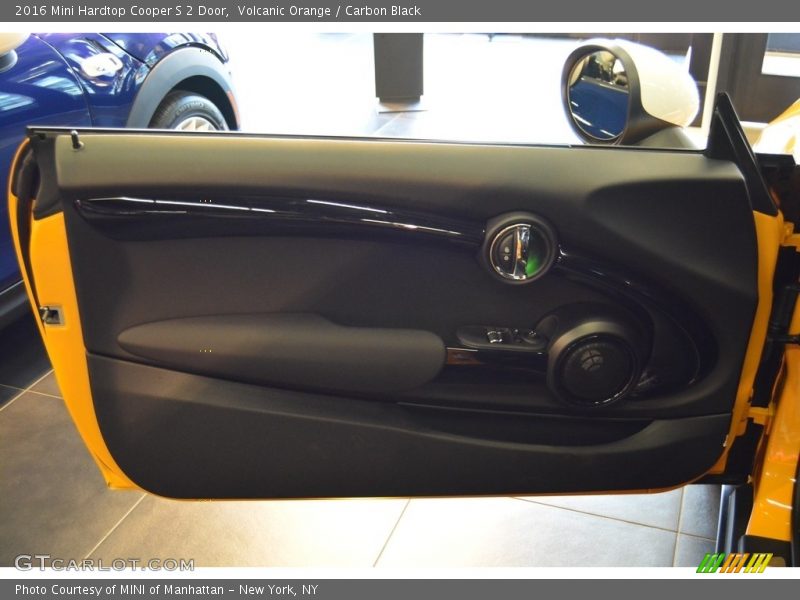 Volcanic Orange / Carbon Black 2016 Mini Hardtop Cooper S 2 Door