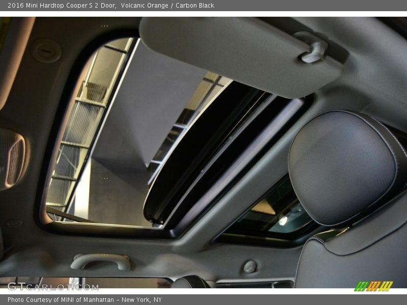 Volcanic Orange / Carbon Black 2016 Mini Hardtop Cooper S 2 Door