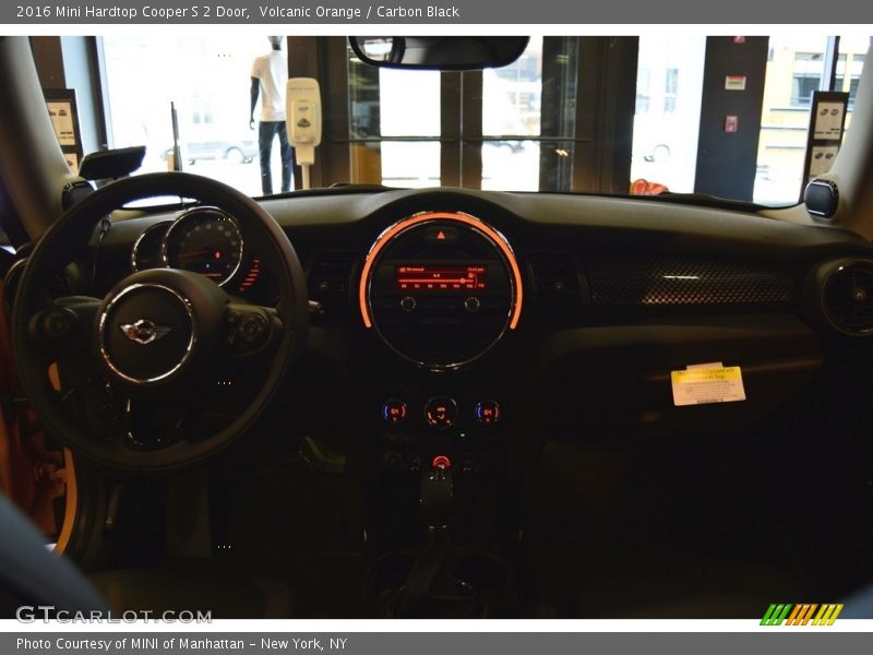 Volcanic Orange / Carbon Black 2016 Mini Hardtop Cooper S 2 Door
